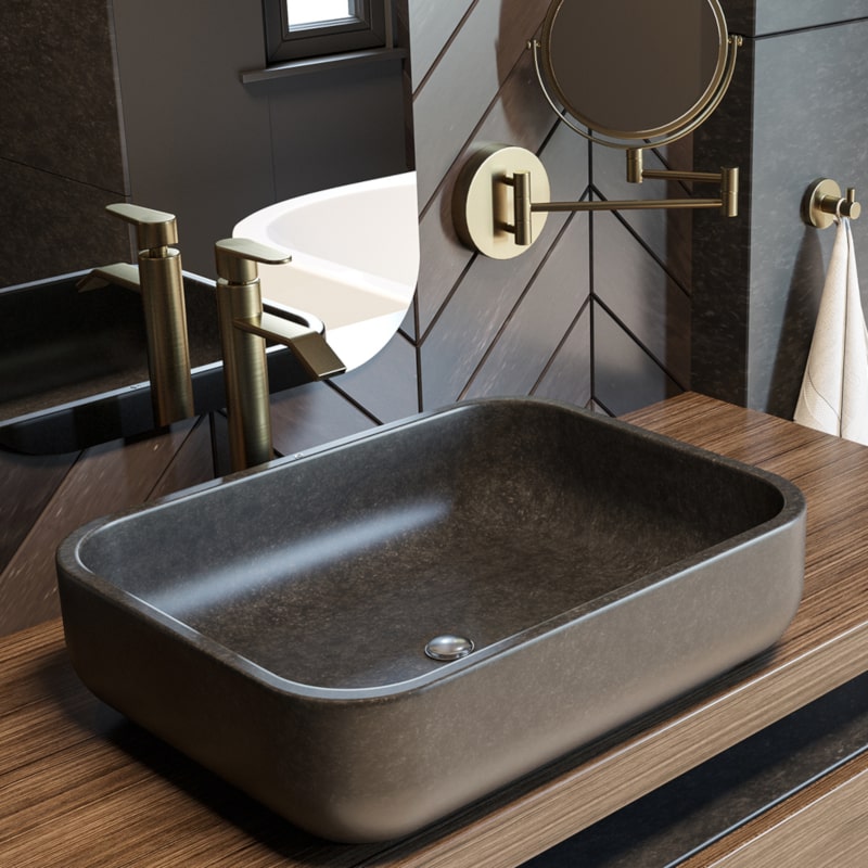 Moda na złoto i czerń, czyli łazienka w zgodzie z panującymi trendami!