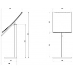 Gessi Rettangolo Lusterko kosmetyczne stainless steel 20988.149 / 20988149