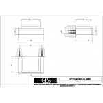 Gessi Rettangolo Mydelniczka (czarna) stainless steel 20802.149 / 20802149