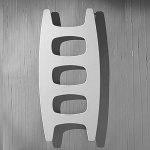 Cordivari Movie grzejnik dekoracyjny/łazienkowy 1130 x 510 mm  kolor biały R01 3540806100002