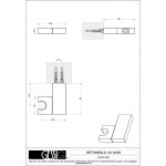 Gessi Regulowany Uchwyt na słuchawkę prysznicową chrom 20160.031/ 20160031