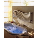 Cordivari LOLA grzejnik łazienkowy poziomy 570 x 1516 mm stal nierdzewna matowa 3551740130002