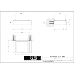 Gessi Rettangolo Mydelniczka (biała) stainless steel 20801.149 / 20801149