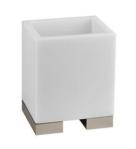Gessi Rettangolo Kubek (biały) stainless steel 20831.149 / 20831149
