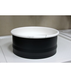 Agape Vieques Umywalka Stawiana na blat Ø43,5 cm biały/szary ACER0798PZG