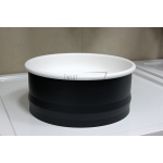 Agape Vieques Umywalka Stawiana na blat Ø43,5 cm biały/szary ACER0798PZG