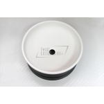 Agape Vieques Umywalka Stawiana na blat Ø43,5 cm biały/szary ACER0798PZG