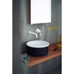 Agape Vieques Umywalka Stawiana na blat Ø43,5 cm biały/szary ACER0798PZG