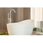  Alanad Gangotri Wanna wolnostojąca 170x72 cm z przelewem szczelinowym Biały AWW-010-170ZP PROMOCJA!!