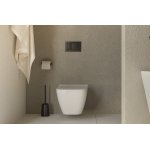 Alanad Siklawa Miska WC wisząca bezrantowa z deską wolnoopadającą 48,5x36x36 cm biała CMW-003