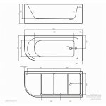 Alanad Upsala Uni Wanna narożna 170x75 z przelewem okrągłym biały AWW-009-170NPP-P