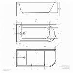 Alanad Upsala Uni Wanna narożna 170x75 z przelewem okrągłym biały AWW-009-170NPP-L