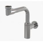 Alca PLAST Design Syfon umywalkowy metalowy małogabarytowy Ø32 chrom A403