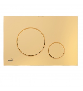 Alca PLAST Thin Przycisk sterujący do systemów podtynkowych złoty połysk M675
