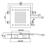  Alpi Deszczownica chrom SFI091ACR