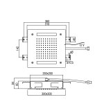 Alpi Deszczownica chrom SFI093ACR