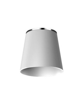 Alpi Fred Deszczownica regulowana chrom/biały FDS04CRBI