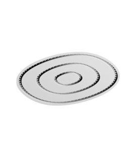 Alpi Groove Deszczownica stal nierdzewna GRO201