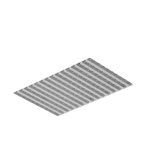 Alpi Groove Deszczownica stal nierdzewna GRR201