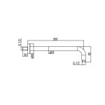 Alpi Le Grand Ramię prysznicowe chrom BD051CR