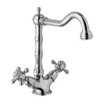 Alpi London Bateria kuchenna jednootworowa chrom LO41682CR