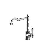 Alpi London Bateria kuchenna jednootworowa chrom LO41482CR