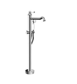  Alpi London Bateria wannowo-natryskowa wolnostojąca z zestawem prysznicowym chrom LO41804CR