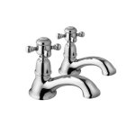 Alpi London Krany umywalkowe (para) 1/2” chrom LO41230/BCR