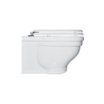 Althea Royal Miska WC wisząca 55x36 cm z deską wolnoopadającą biała ROYAL1 40954+41083