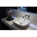 Antonio Lupi Ago Umywalka Stawiana na blat 45x50 cm biała AGO3