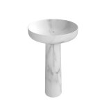 Antonio Lupi Ago185 Umywalka wolnostojąca Ø 50 cm Marmo Carrara AGO185