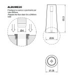 Antonio Lupi Albume Postument wolnostojący ALBUME20