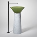 Antonio Lupi Albume Postument wolnostojący Marmo Carrara ALBUME21