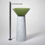 Antonio Lupi Albume Umywalka do montażu na postumencie Ø 48 cm ALBUME11