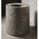  Antonio Lupi Anima Liquida Umywalka kamienna wolnostojąca okrągła Ø62x89,5 cm Ceppo di Grè ANIMALIQUIDA1