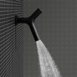 Antonio Lupi Apollo Prysznic ścienny Czarny APOLLO1