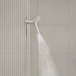 Antonio Lupi Apollo Prysznic ścienny z oświetleniem LED Czarny APOLLO2