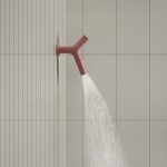 Antonio Lupi Apollo Prysznic ścienny z oświetleniem LED Czarny APOLLO3