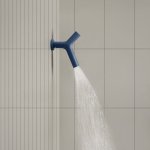 Antonio Lupi Apollo Prysznic ścienny z oświetleniem LED Czarny APOLLO3