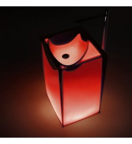   Antonio Lupi Astro Umywalka wolnostojąca 45x50 cm Sangria ASTROSANGRIA