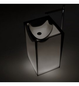   Antonio Lupi Astro Umywalka wolnostojąca 45x50 cm Fume ASTROFUME