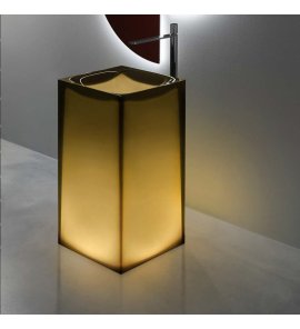   Antonio Lupi Aura Umywalka wolnostojąca 45x45 cm Ocra AURAOCRA