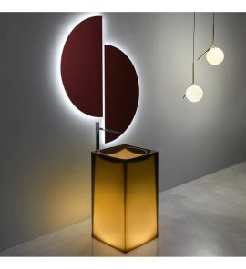   Antonio Lupi Aura Umywalka wolnostojąca 45x45 cm Ambra AURAAMBRA