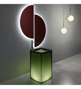   Antonio Lupi Aura Umywalka wolnostojąca 45x45 cm Bottiglia AURABOTTIGLIA