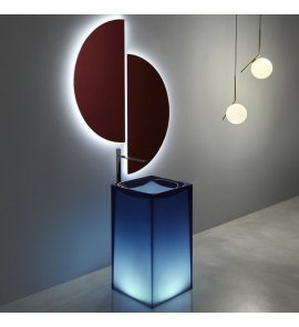   Antonio Lupi Aura Umywalka wolnostojąca 45x45 cm Cobalto AURACOBALTO