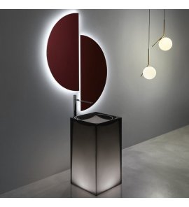   Antonio Lupi Aura Umywalka wolnostojąca 45x45 cm Fume AURAFUME