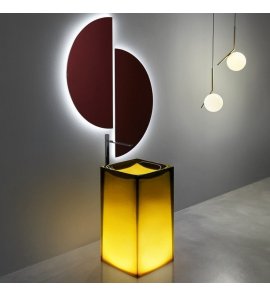   Antonio Lupi Aura Umywalka wolnostojąca 45x45 cm Gran Cru AURAGRANCRU