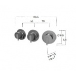 Antonio Lupi Ayati Bateria Podtynkowa Stal Nierdzewna AY651RSA