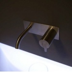 Antonio Lupi Ayati Bateria umywalkowa 2-otworowa Podtynkowa Stal Nierdzewna AY202SA