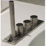 Antonio Lupi Ayati Bateria wannowa Na Brzeg Wanny Stal Nierdzewna AY702SA